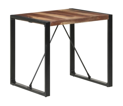 Mesa de comedor madera maciza 80x80x75 cm