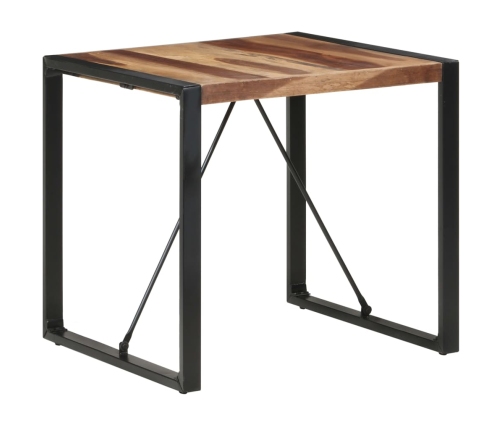 Mesa de comedor madera maciza 80x80x75 cm