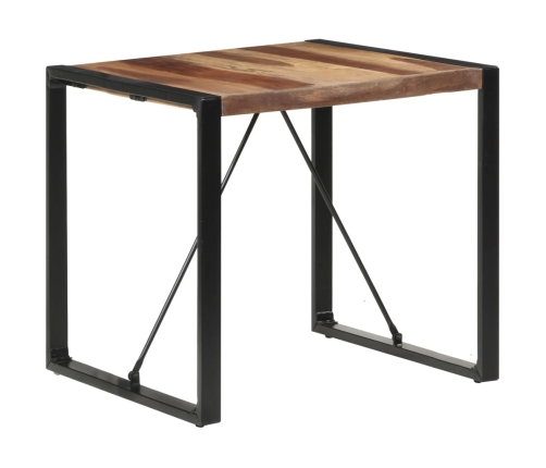 Mesa de comedor madera maciza 80x80x75 cm