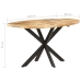 Mesa de comedor de madera maciza de mango 140x80x75 cm