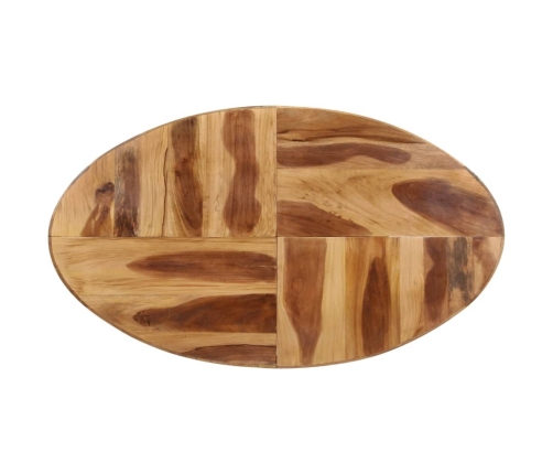 Mesa de comedor madera maciza de acacia 140x80x75 cm