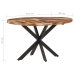 Mesa de comedor madera maciza de acacia 140x80x75 cm