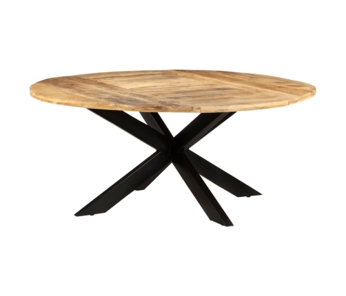 Mesa de comedor madera de mango rugosa redonda 175x75 cm