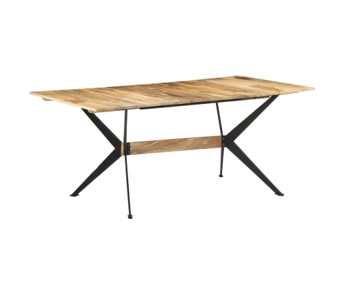 Mesa de comedor de madera maciza de mango 180x90x76 cm