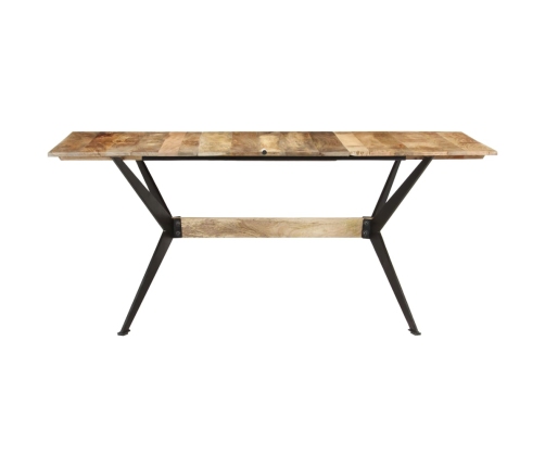 Mesa de comedor de madera maciza de mango 180x90x76 cm