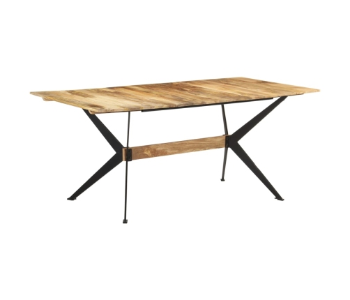 Mesa de comedor de madera maciza de mango 180x90x76 cm