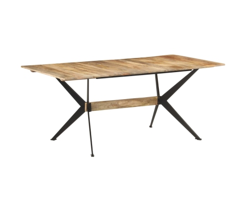 Mesa de comedor de madera maciza de mango 180x90x76 cm