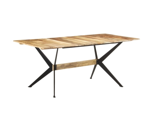 Mesa de comedor de madera maciza de mango 180x90x76 cm