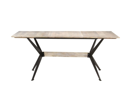 Mesa de comedor de madera maciza de mango 180x90x76 cm