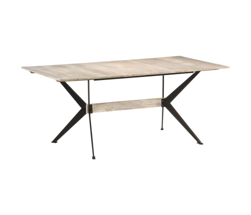 Mesa de comedor de madera maciza de mango 180x90x76 cm