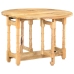 Mesa de comedor redonda de madera maciza de mango 110x76 cm