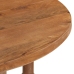 Mesa de comedor redonda de madera maciza de mango 110x76 cm