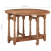 Mesa de comedor redonda de madera maciza de mango 110x76 cm