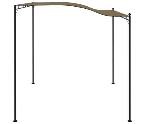 Toldo parasol gris taupe 3x2,4 cm 180 g/m²