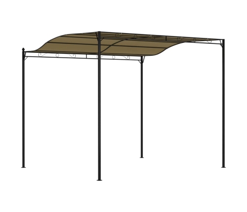 Toldo parasol gris taupe 3x2,4 cm 180 g/m²
