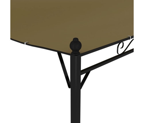 Toldo parasol gris taupe 3x2,4 cm 180 g/m²