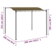 Toldo parasol gris taupe 3x2,4 cm 180 g/m²