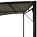 Toldo parasol de jardín gris taupe 3x3x2,55 m