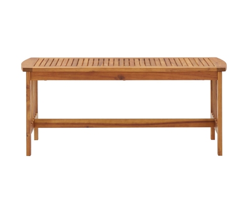 Mesa de centro de madera maciza de acacia 102x50x43 cm