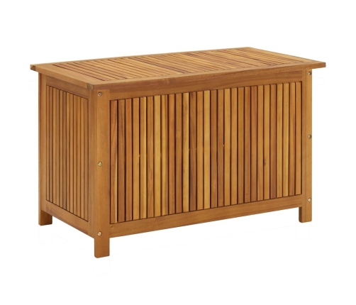 Caja de almacenaje de jardín madera maciza acacia 90x50x58 cm