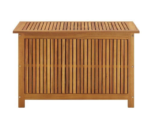 Caja de almacenaje de jardín madera maciza acacia 90x50x58 cm