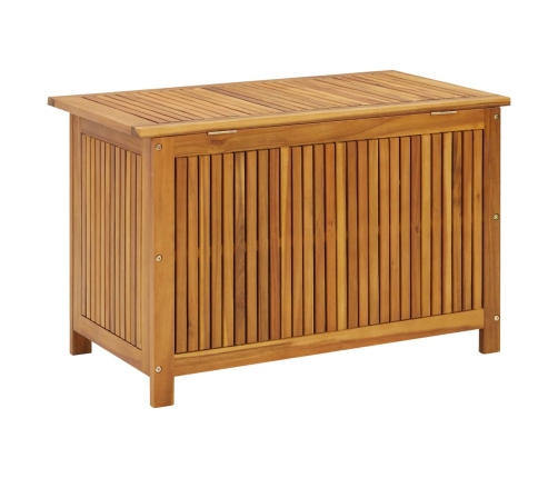 Caja de almacenaje de jardín madera maciza acacia 90x50x58 cm