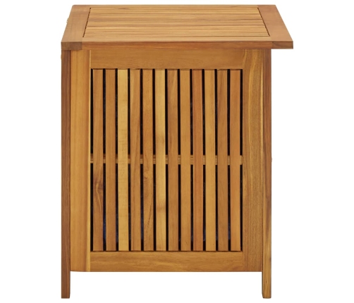 Caja de almacenaje de jardín madera maciza acacia 60x50x58 cm