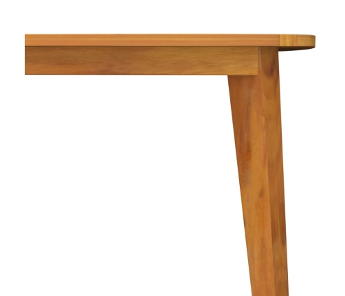 Mesa de jardín madera maciza de acacia 110x110x75 cm