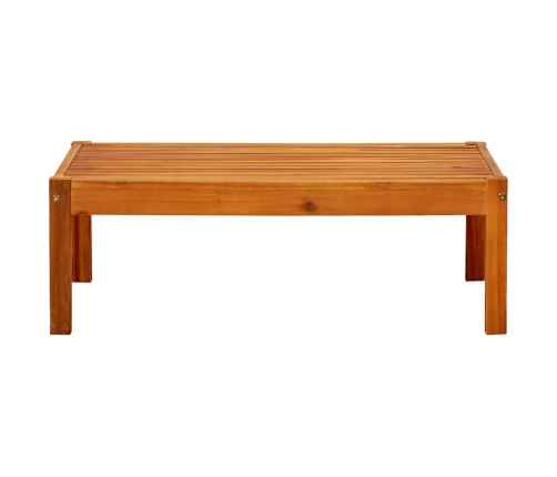 Mesa de jardín de madera de acacia maciza 85x57x29 cm