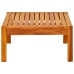 Mesa de jardín de madera de acacia maciza 85x57x29 cm