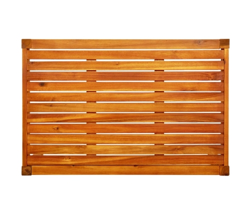 Mesa de jardín de madera de acacia maciza 85x57x29 cm