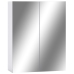 323607  Bathroom Mirror Cabinet White 60x15x75 cm MDF