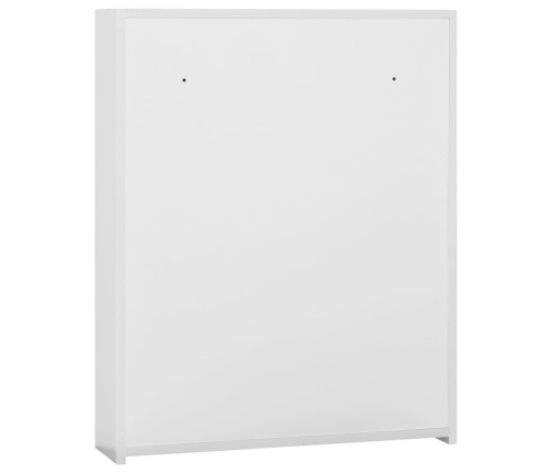 323607  Bathroom Mirror Cabinet White 60x15x75 cm MDF