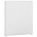 323607  Bathroom Mirror Cabinet White 60x15x75 cm MDF