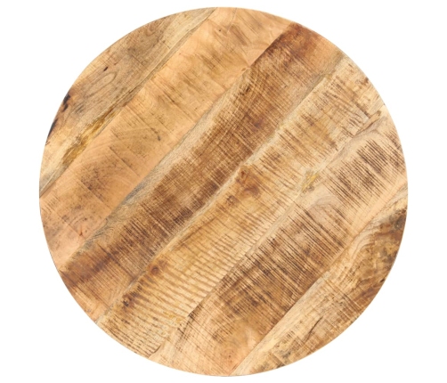 vidaXL Mesa de bistró redonda madera de mango rugosa Ø80x75 cm