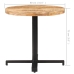 vidaXL Mesa de bistró redonda madera de mango rugosa Ø80x75 cm