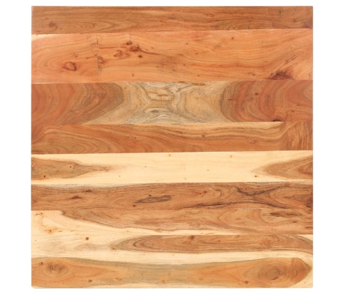 vidaXL Mesa de bistró cuadrada madera de acacia maciza 80x80x75 cm