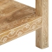 Mesa consola de madera maciza de mango 80x35x74 cm