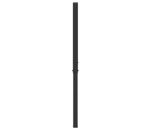 Estructura de banco de trabajo 2 uds metal 55x(69-95,5)cm negro