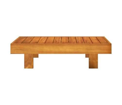 Muebles de jardín 2 pzas cojines madera acacia gris oscuro