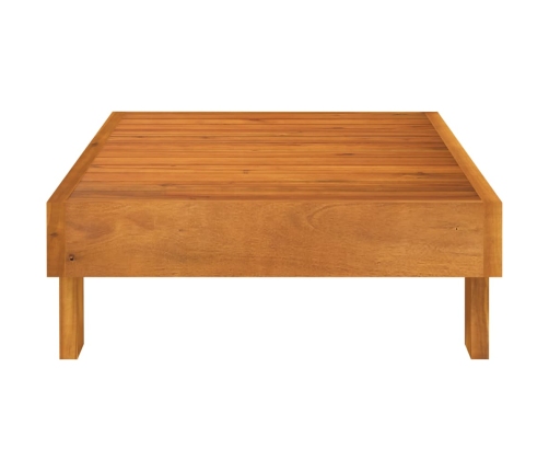 Muebles de jardín 2 pzas cojines madera acacia gris oscuro