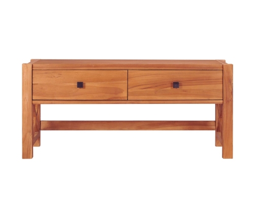 Mueble de TV de madera de teca 100x40x45 cm