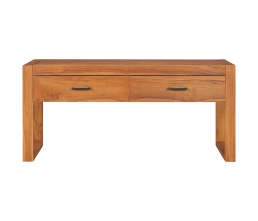 Mueble de TV de madera de teca 100x40x45 cm