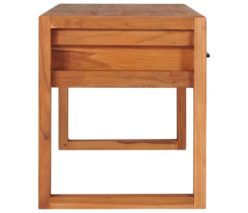 Mueble de TV de madera de teca 100x40x45 cm