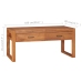 Mueble de TV de madera de teca 100x40x45 cm