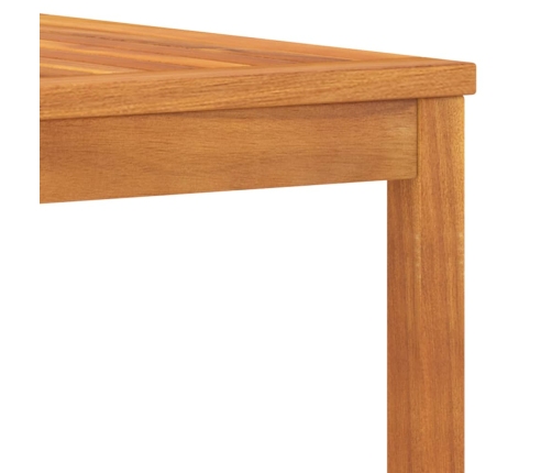 Mesa de centro de madera maciza de acacia 100x50x33 cm