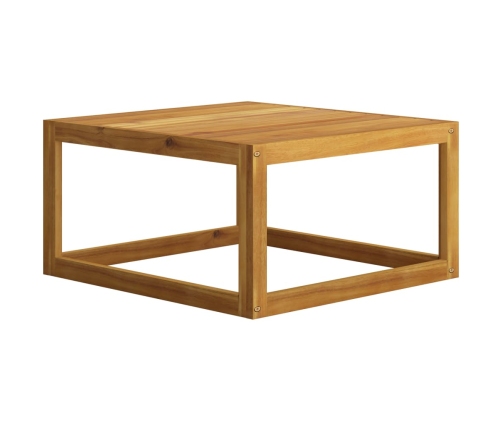 Mesa de centro de madera maciza de acacia 68x68x29 cm