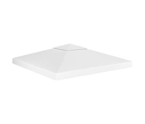 Toldo de cenador 2 niveles 310 g/m² 3x3 m blanco