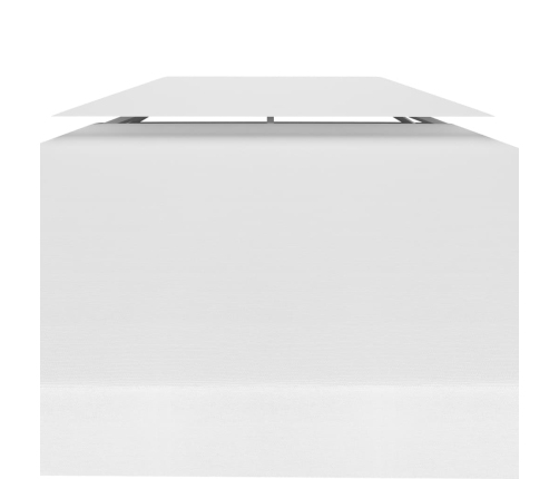 Toldo de cenador 2 niveles 310 g/m² 3x3 m blanco