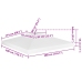 Toldo de cenador 2 niveles 310 g/m² 3x3 m blanco